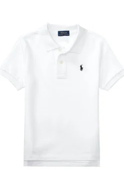 Jongens polo korte mouw wit