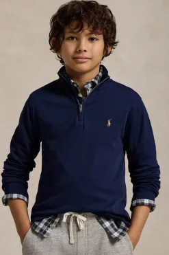 Jongens sweater blauw