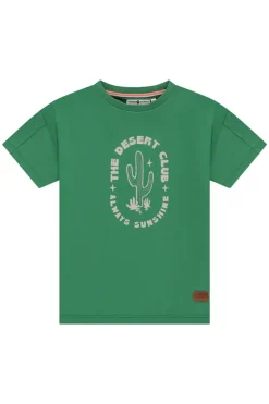 Jongens t-shirt korte mouw groen
