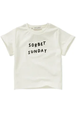Jongens t-shirt korte mouw ecru