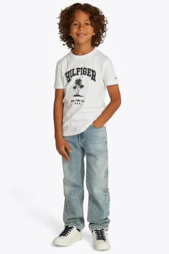 Jongens t-shirt korte mouw wit