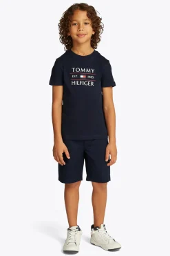 Jongens t-shirt korte mouw blauw