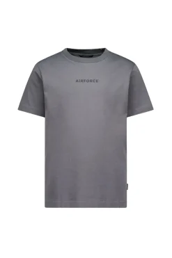 Jongens t-shirt korte mouw grijs