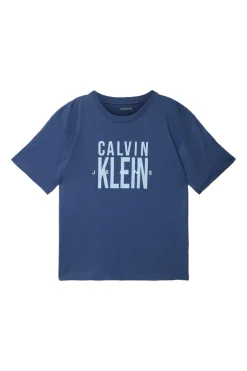 Jongens t-shirt korte mouw blauw