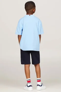 Jongens t-shirt korte mouw blauw