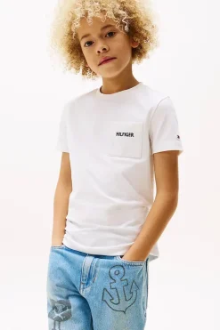 Jongens t-shirt korte mouw wit