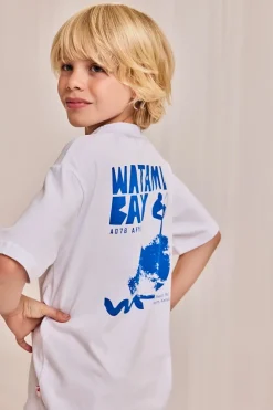 Jongens t-shirt korte mouw wit
