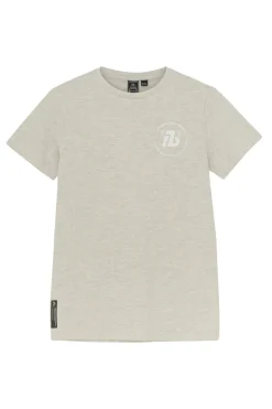 Jongens t-shirt korte mouw grijs