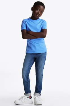 Jongens t-shirt korte mouw blauw
