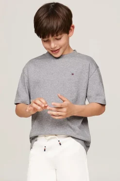 Jongens t-shirt korte mouw grijs