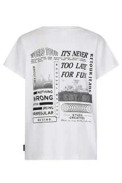 Jongens t-shirt korte mouw wit