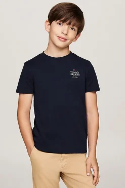Jongens t-shirt korte mouw blauw
