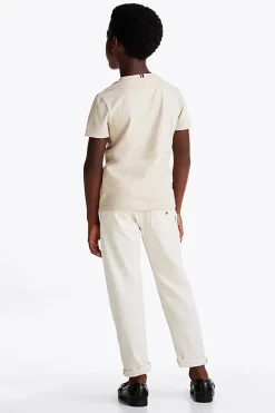 Jongens t-shirt korte mouw bruin