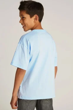 Jongens t-shirt korte mouw blauw