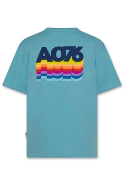 Jongens t-shirt korte mouw blauw