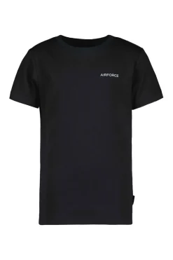 Jongens t-shirt korte mouw zwart