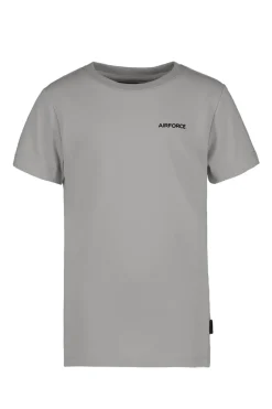 Jongens t-shirt korte mouw grijs