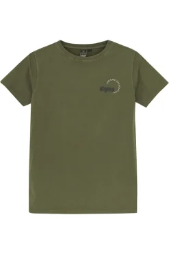 Jongens t-shirt korte mouw bruin