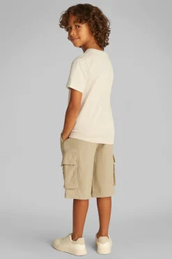 Jongens t-shirt korte mouw bruin