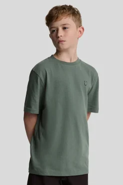Jongens t-shirt korte mouw groen