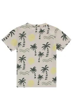 Jongens t-shirt korte mouw ecru