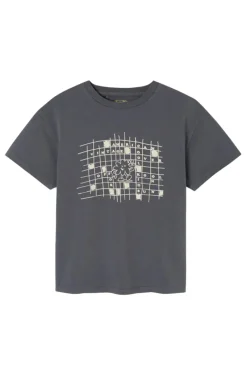 Jongens t-shirt korte mouw grijs