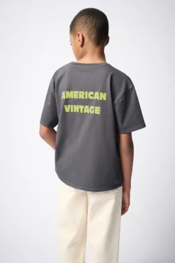 Jongens t-shirt korte mouw grijs