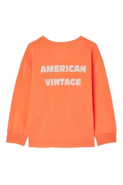 Jongens t-shirt lange mouw oranje
