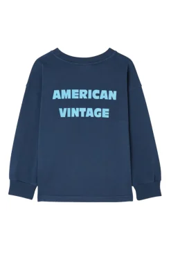Jongens t-shirt lange mouw blauw
