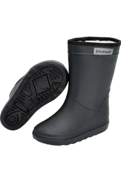 Kinder unisex kaplaarzen zwart
