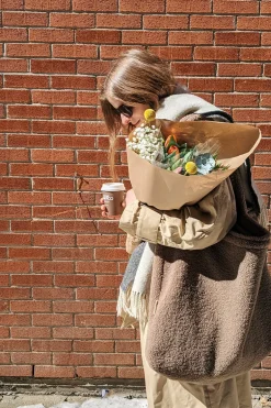 Kinder unisex tas bruin