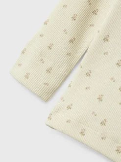 Meisjes blouse lange mouw groen
