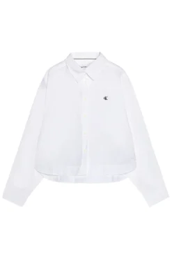 Meisjes blouse lange mouw wit