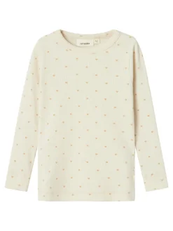 Meisjes blouse lange mouw grijs