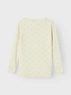Meisjes blouse lange mouw grijs