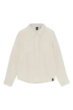 Meisjes blouse lange mouw wit