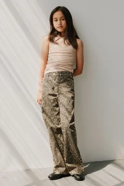 Meisjes broek bruin