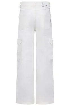 Meisjes broek ecru