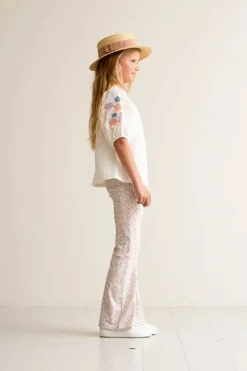 Meisjes broek oranje