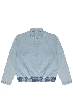 Meisjes jas blauw