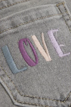 Meisjes jeans grijs
