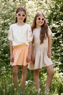 Meisjes jurk oranje