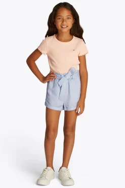 Meisjes short blauw
