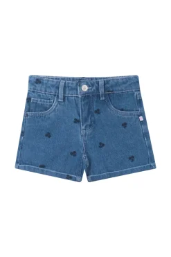 Meisjes short blauw