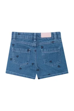 Meisjes short blauw