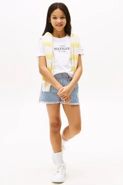 Meisjes short blauw