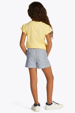 Meisjes short blauw
