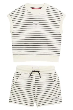 Meisjes short ecru