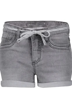 Meisjes short grijs