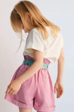 Meisjes short rose
